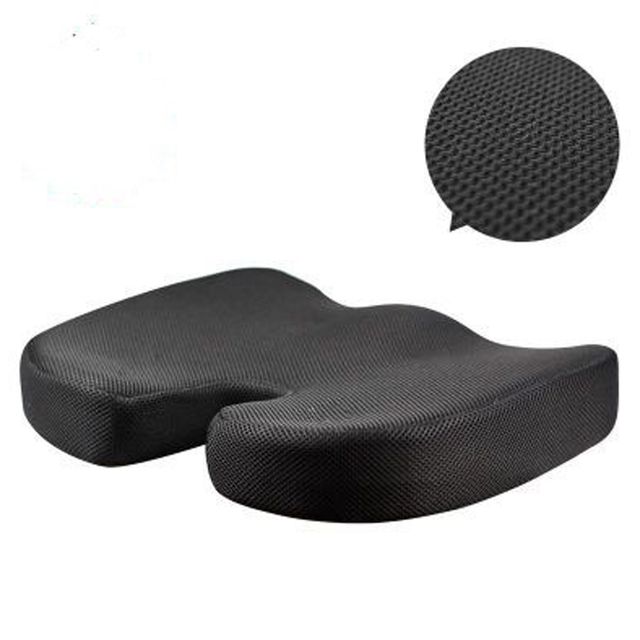 Bürostuhlkissen – Ergonomisches Und Orthopädisches Memory Foam-kissen – Schwarz, Groß