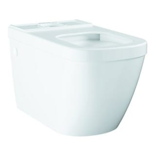 Euro Ceramic - Stand-WC-Kombination, Rimless, Triple Vortex, Alpinweiß 39338000 - Grohe