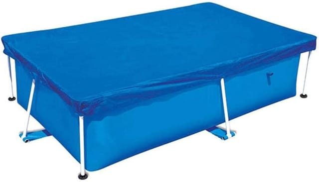 Rechteckige Schwimmbadabdeckung Regenfeste, wasserdichte und staubdichte schwimmende rechteckige oberirdische Poolabdeckung, 220 150 cm