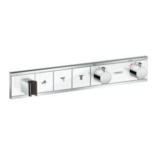 RainSelect - Thermostat-Duscharmatur - Unterputz für 3 Verbraucher, weiß / verchromt 15356400 - Hansgrohe