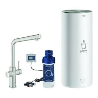 Red Duo Armatur und Boiler Größe l, l- Auslauf, 30325DC1 - Grohe