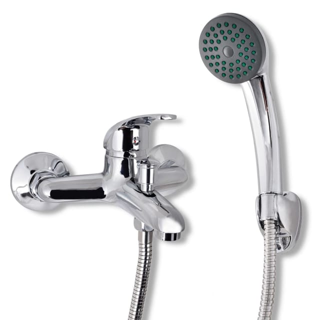 Bad Dusche Mischbatterie Set Chrom Vidaxl