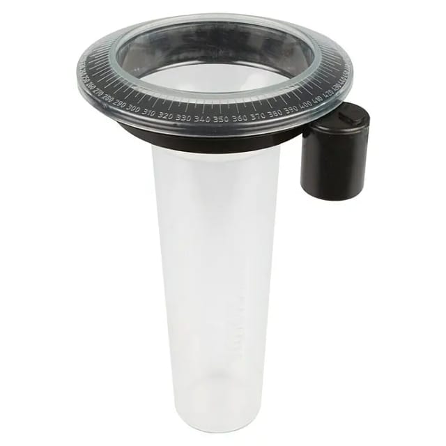 Windhager Regenmesser Memory 24 cm, transparent Regenmesser