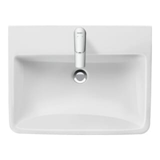Duravit - No.1 Waschtisch, 1 Hahnloch, mit Überlauf, 650x460mm,