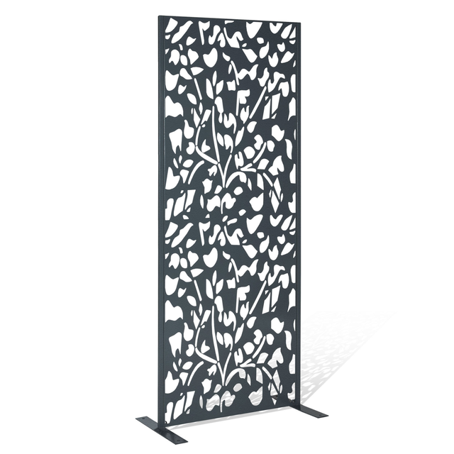 Universal-Dekorationspaneel 150 x 50 cm flower grau