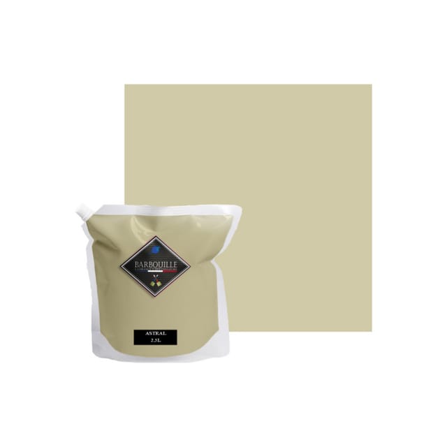 Barbouille - auswaschbare Acrylfarbe Velours - Für Wände und Decken - 2,5L - Astralbeige