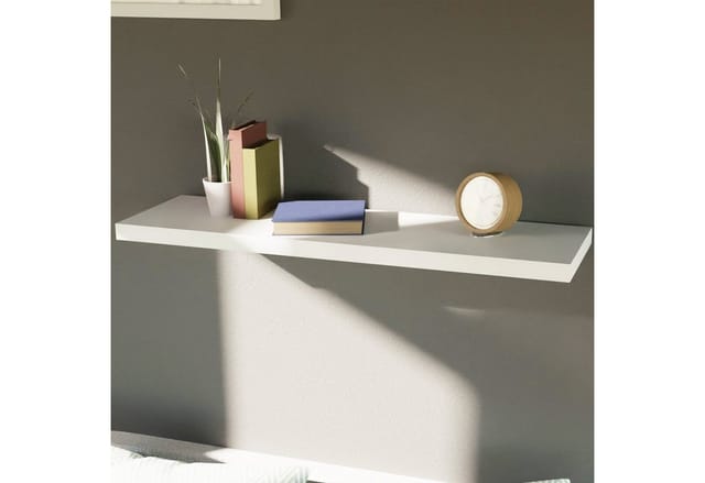 Hängeregal Wandregal MDF weiß 100cm -M304711-WR106-Weiß