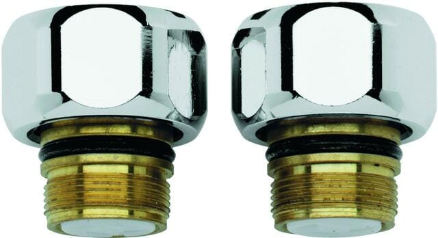47189000 Rückflussverhinderer mit Sieb - 2 Stück - verchromt für AP-Thermostate - Grohe