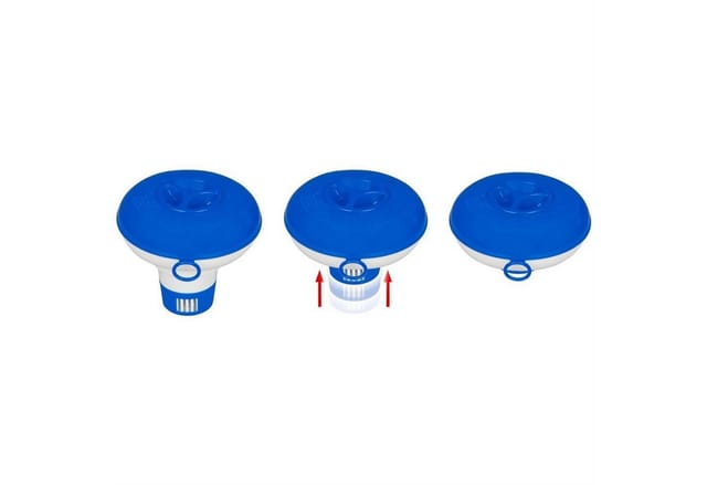 Schwimmender Chlor-Spender für Intex und Spa-Pools - Durchmesser 12,7 cm