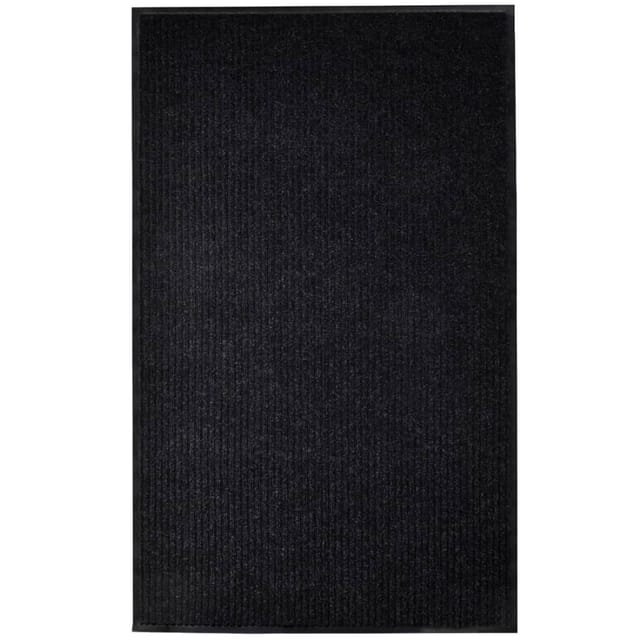Türmatte Schwarz 117x220 cm pvc Vidaxl