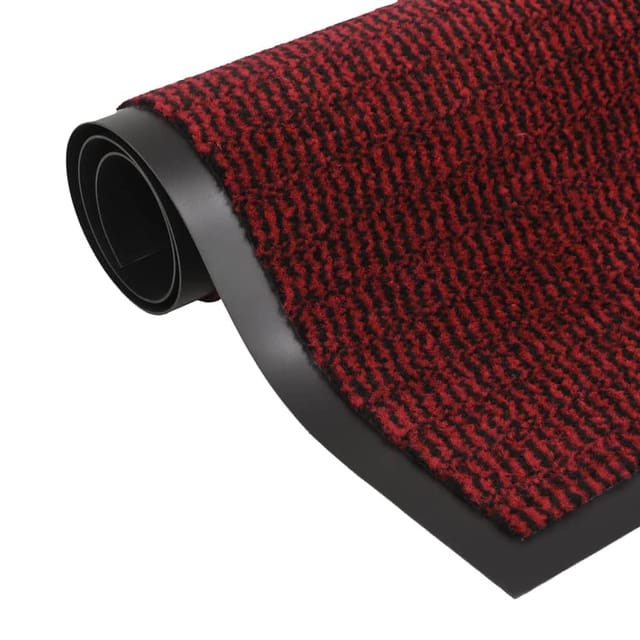 Vidaxl - Schmutzfangmatten 2 Stk. Rechteckig Getuftet 80x120cm Rot