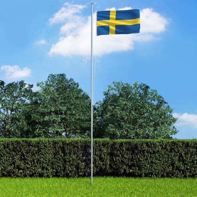 Flagge Schwedens 90 x 150 cm vidaXL