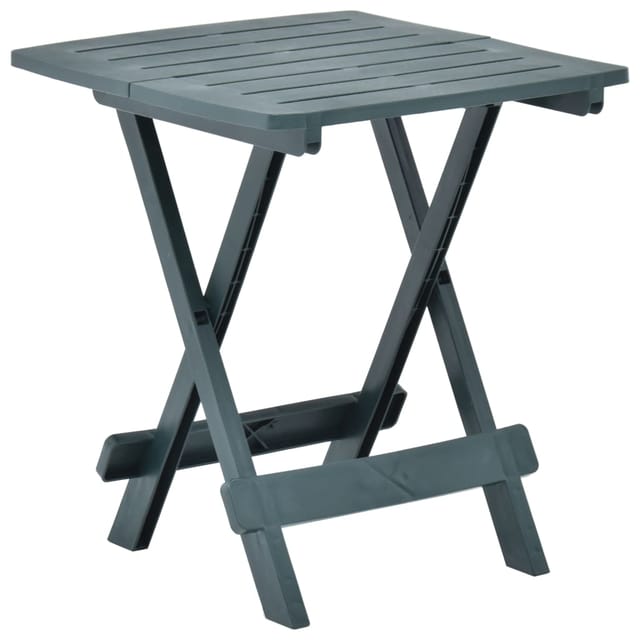 Gartentisch Klappbar Grün 45x43x50 cm Kunststoff Vidaxl