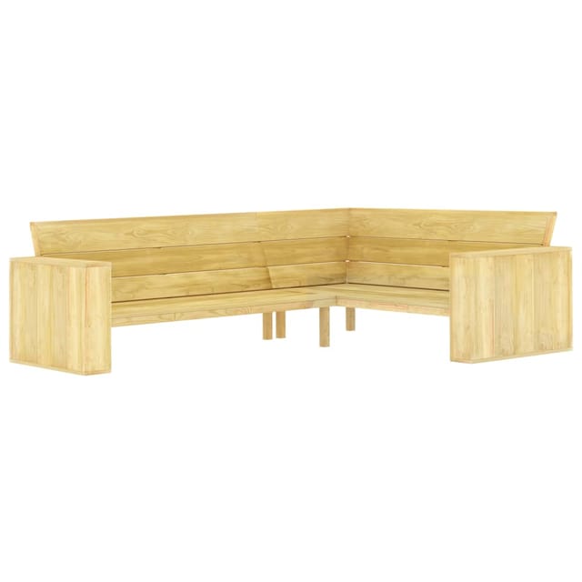 Vidaxl - Garten-Eckbank 239 cm Kiefernholz Imprägniert