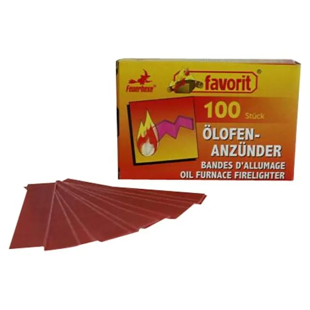 Favorit - lofenanzünder 100 Streifen, zum einfachen und schnellen Anzünden