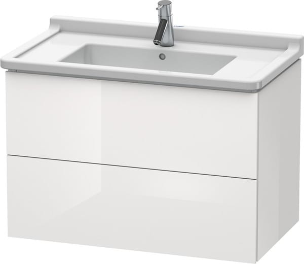 L-Cube Waschtischunterbau wandhängend, 2 Schubkästen, - Duravit
