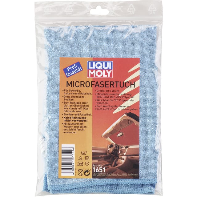 1651 Microfasertuch 1 St. (l x b) 40 cm x 40 cm - Liqui Moly