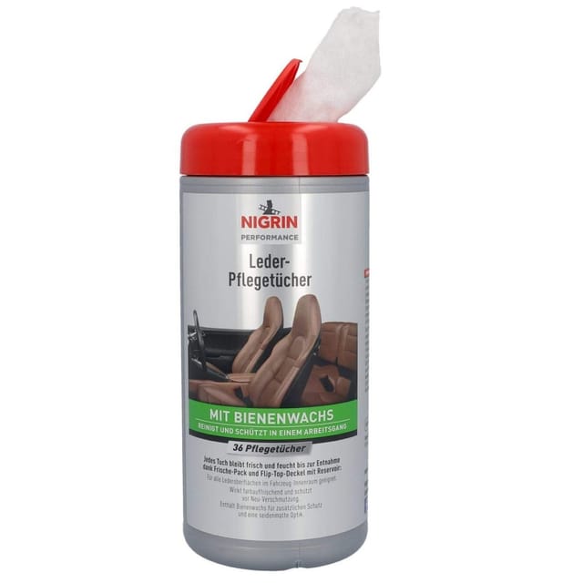 Performance Leder-Pflegetücher mit Bienen-Wachs 36x