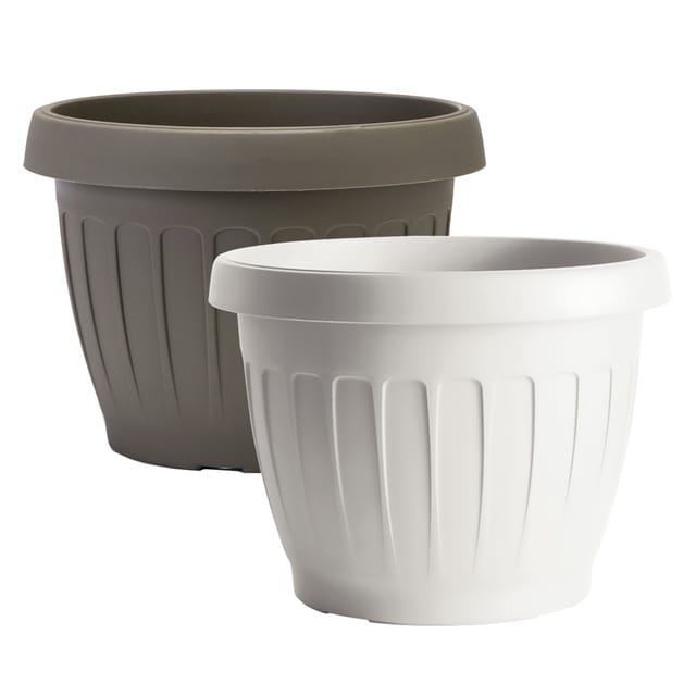 Runder cappuccino vase 40x30