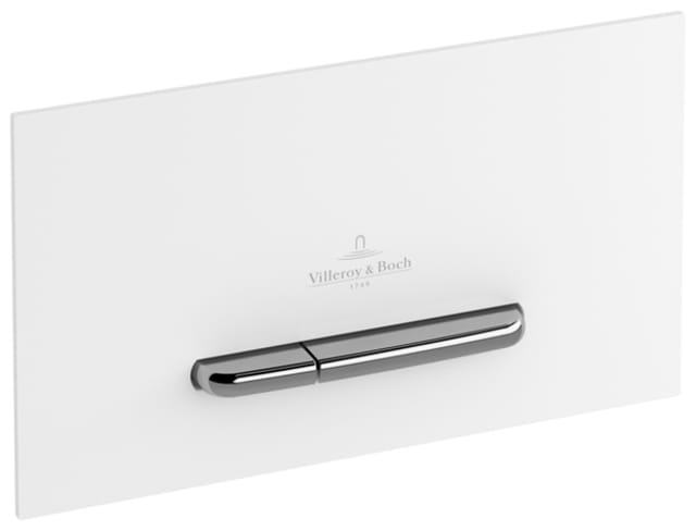 Villeroy&boch - ViConnect - Betätigungsplatte E300, Weiß/Chrom 92216168