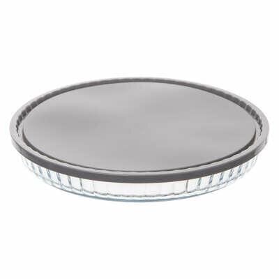 Secret De Gourmet - Backform gerieben mit Deckel, Universal-Glasschale