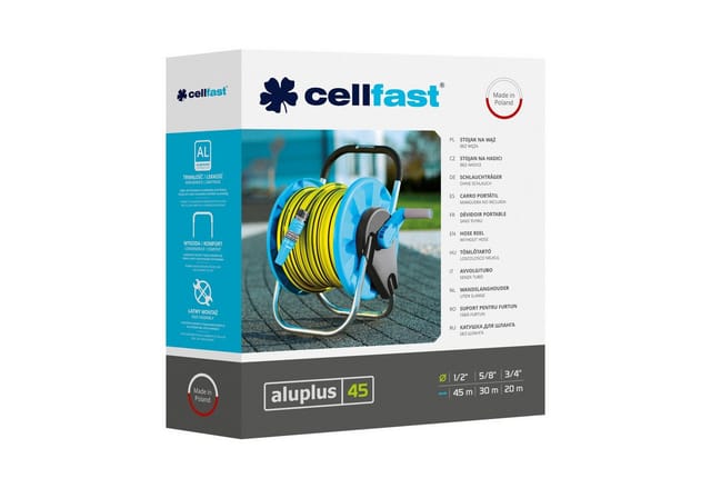 Cellfast - SCHLAUCHTROMMEL - ALUPLUS - 1/2" - 45 m
