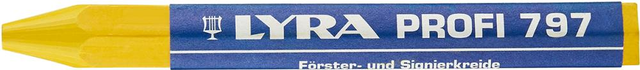 Lyra - Förster- und Signierkreide gelb, 120x12mm