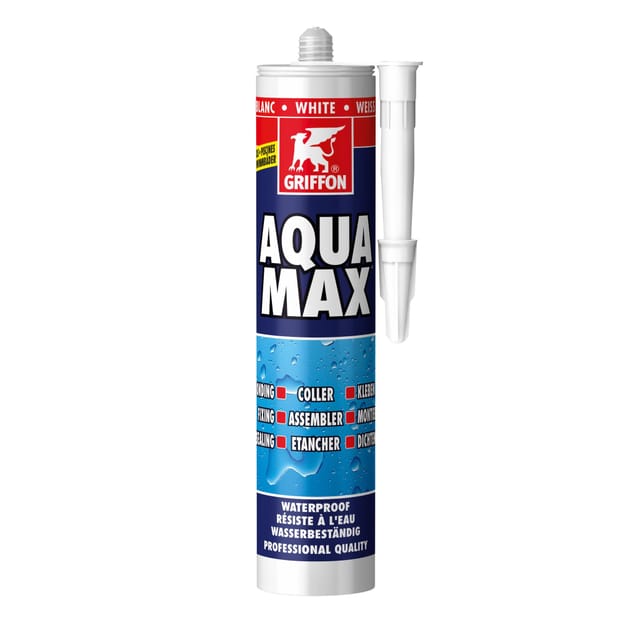 GEB - Griffon aqua max Konstruktions-und Dichtklebstoff 425g Kartusche weiß 6308214