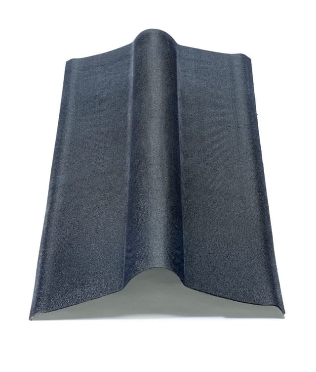 Onduline - Firsthaube Ondalux 100 x 18 cm schwarz Dachpappe & Bitumen
