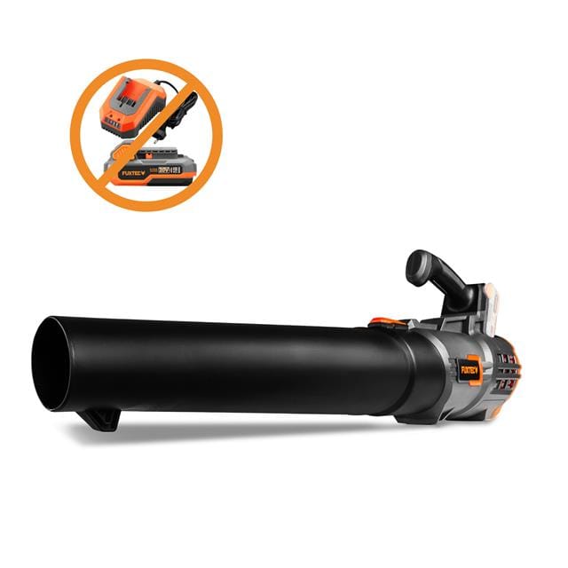 FUXTEC Akku Laubbläser FX-E1LB20 20V- Laubgebläse zum Entfernen von Laub für Garten, Gehweg und Einfahrt – Leise – bis 38m/s (ohne Akku &
