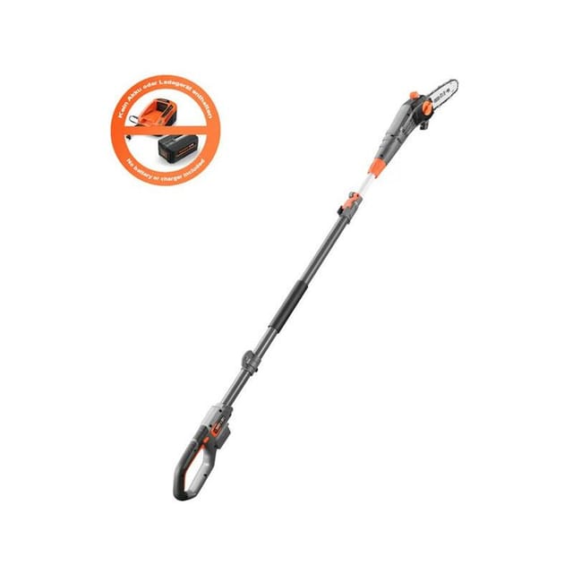 FUXTEC Akku Hochentaster 20V FX-E1HE20 Teleskop Astsäge mit verlängerbarem Teleskopstiel – 70 bis 260 cm – Ohne Akku und Ladegerät