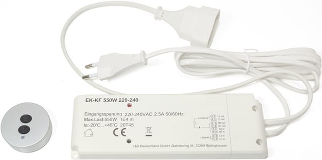L&S 2000459 HV-Funkschalter-Set 230 V 575 W weiß