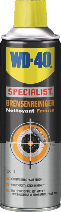 WD-40 Bremsenreiniger 500 ml Autopflege Spray Bremsen Teilereiniger