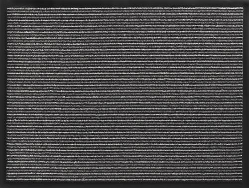 Fußmatte gestreift anthrazit Polypropylen L600xB800xS5mm