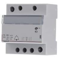 Legrand 413093 Transformator für Klingel - 230V 24-12V 24-18VA - 4 mod