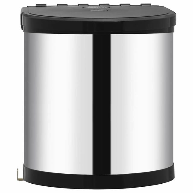 Küchen-Einbau-Mülleimer Edelstahl 12 l Vidaxl