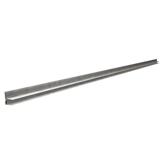 Wandabschluss Aluminium 250 x 4 x 4 cm silber inkl. Befestigung Wandabschlussleiste - Kovalex