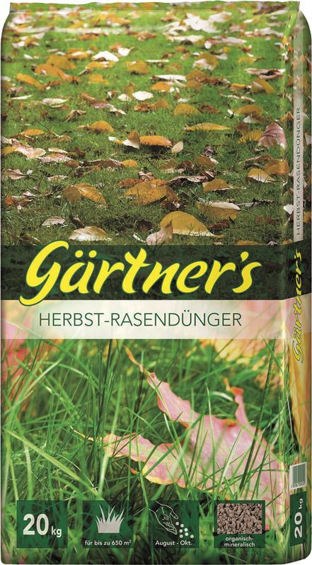 FP - Gärtner`s Herbst-Rasendünger 20kg Gärtners