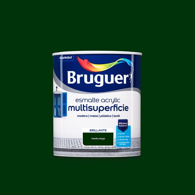 Heller Mehrflächen-Acryllack Maigrün 0,750 l 5057557 Bruguer