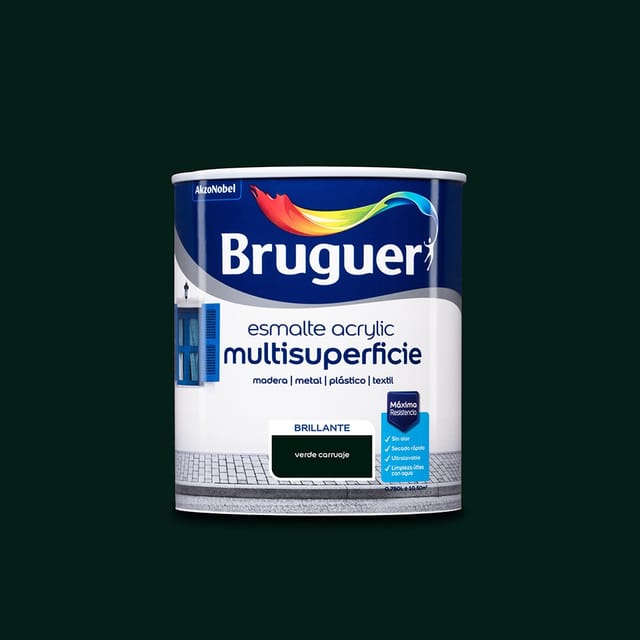 Hellgrüne Multisurface-Acryl-Emaille-Wagen 0,750 l 5057561 BRUGUER