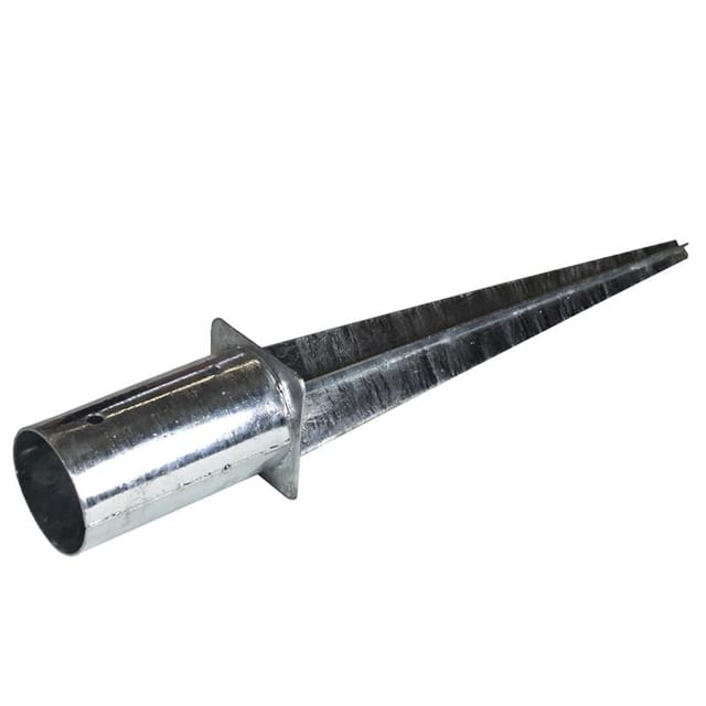Estexo - Einschlaghülse Bodenhülse rund ø 80 100 120 mm 60 cm verzinkt Pfostenträger 80 mm