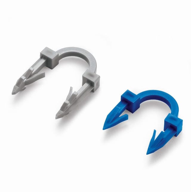 Rehau - Befestigungsklammer kurz blau - 41 mm - 13406021001