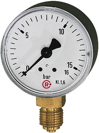 FP - Manometer d 50 mm 0-10bar G1/4 steh.