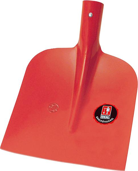FP - Idealspaten Holsteiner Schaufel Gr.2 rot, 1/2 gehob., o. Stiel