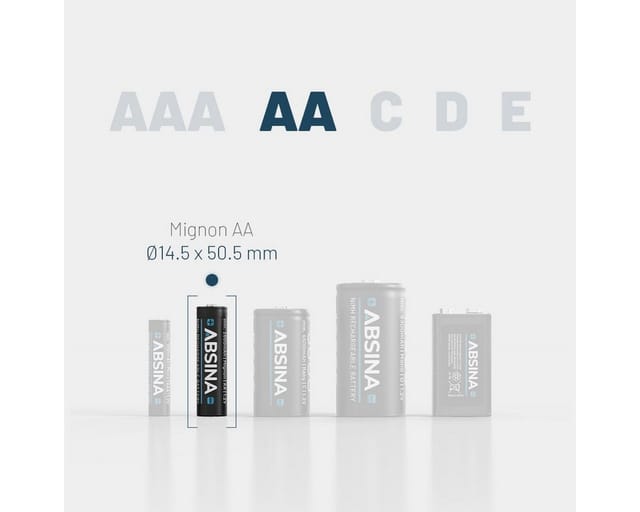 Absina Mignon (AA)-Akku NiMH 1.2 V 4 St.