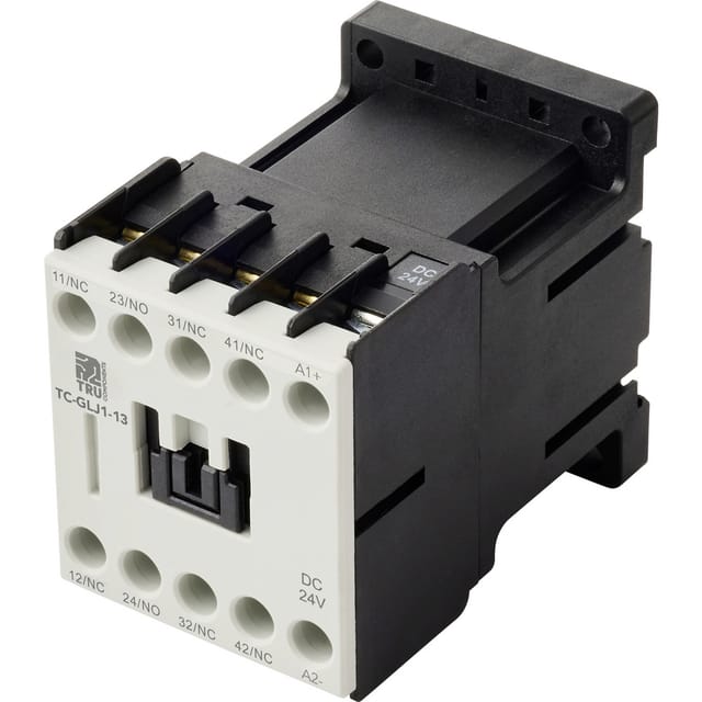 TRU COMPONENTS TC-GYJ1-13-24VDC Hilfsschütz 1 Schließer, 3 Öffner 24 V/DC 10 A 1 St.