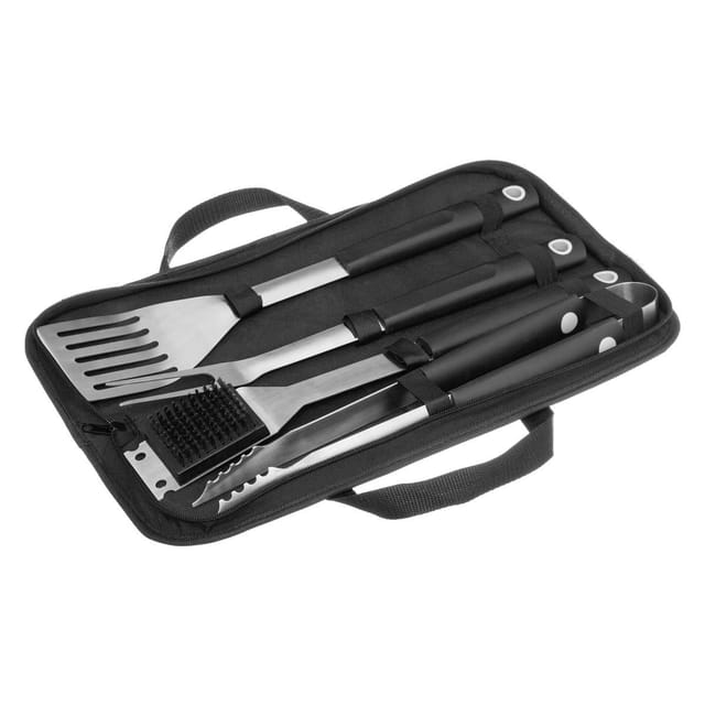 Grillbesteck, Set, 4-teilig