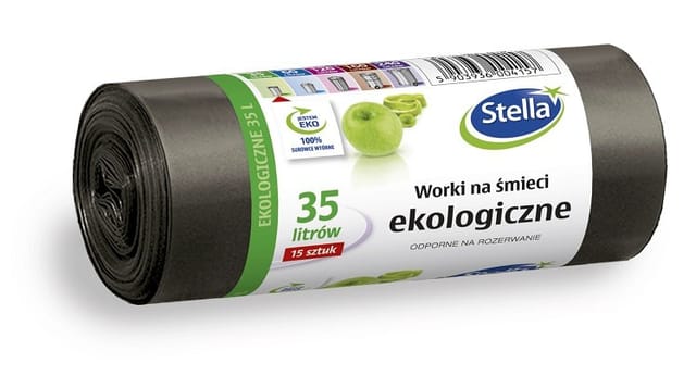 ÖKOLOGISCHE Müllsäcke 35 l 15 Stück STELLA