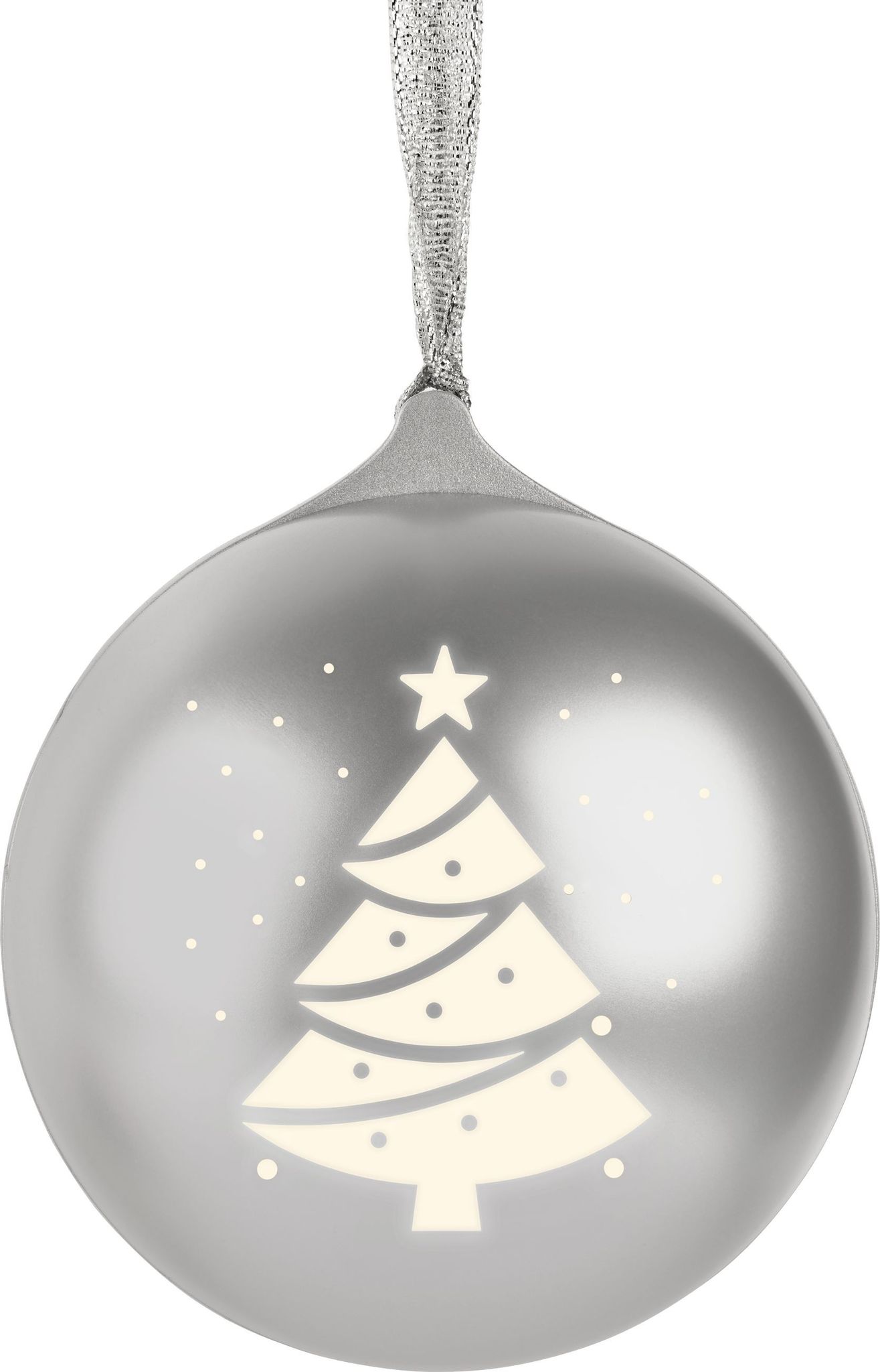 Bluetooth-lautsprecher - Bigben - Weihnachtsbaumkugel-format - Silber