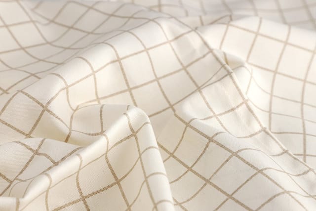 SCHÖNER WOHNEN Tischdecke CHECK - 1 Stück 170x140 cm, Grau